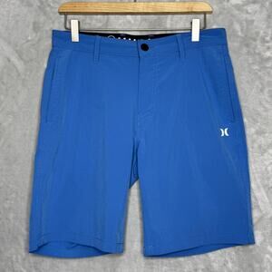 Hurley Shorts Mens 30 Blue Stretch Swim Boardshort Casual Golf Beach Summer